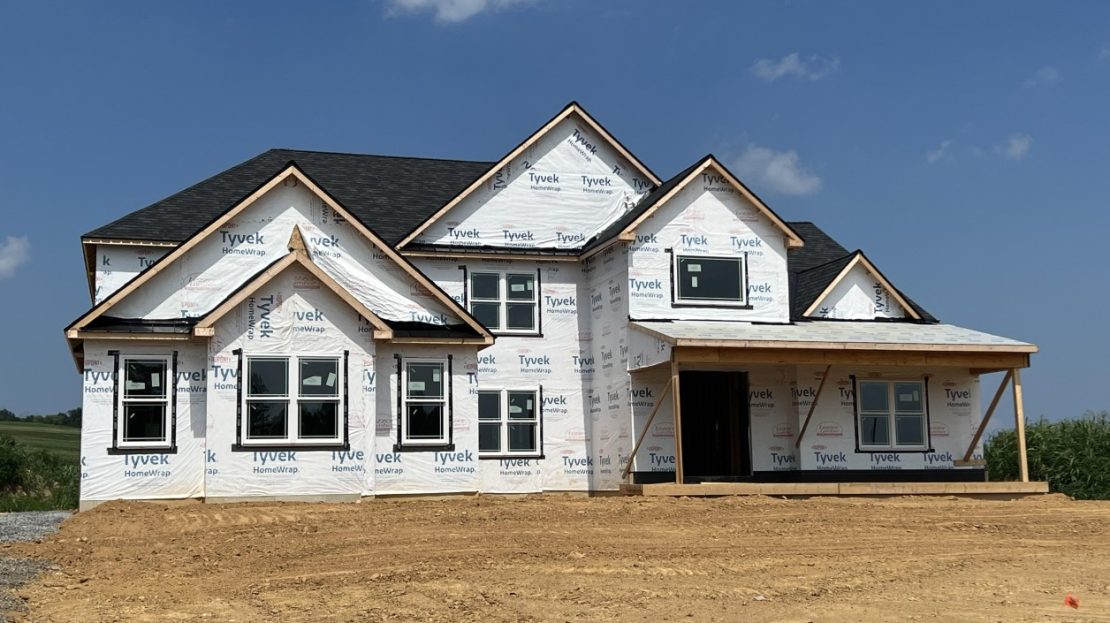 11 Fiorino Way, exterior front - being constructed - head on photo